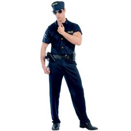 Disfraz de Agente de Policía para Hombre con Gorro