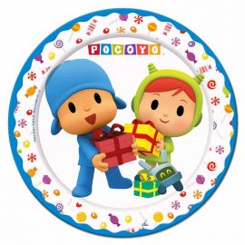 8 Pratos Pocoyo 23 cm