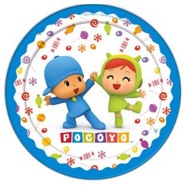 8 Pratos Pocoyo 18 cm