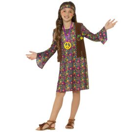 Disfraz de Hippie para Niña con Estampados