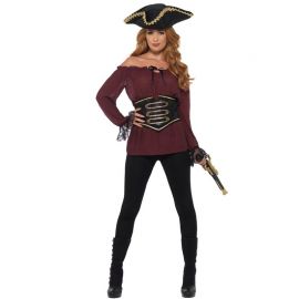 Disfraz de Pirata para Mujer con Cinturón Ancho