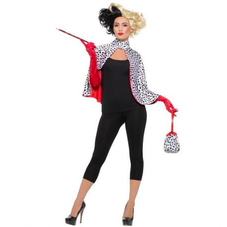 Kit de Cruella de Vill Para Mujer Deluxe