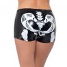 Disfraz con Shorts Skeleton para Mujer