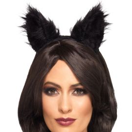 Longos ouvidos de gato para ouvidos femininos