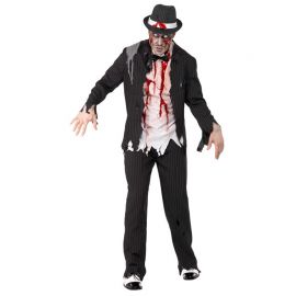 Disfraz de Gángster Zombie para Hombre