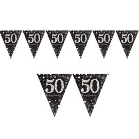 Banderines de cumpleaños 50 Elegant
