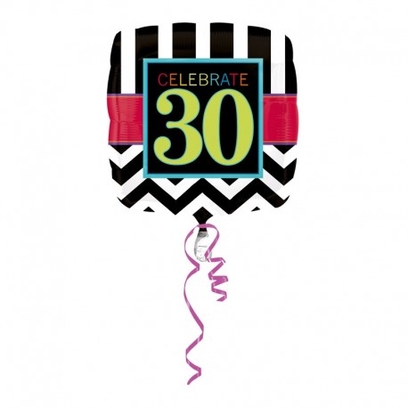 Globo Foil 30 Chevron 43 cm