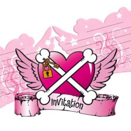 Convites Pirata Girl