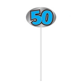 50 bastão de aniversário