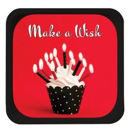 8 Pratos Sweet Cupcake 18 cm