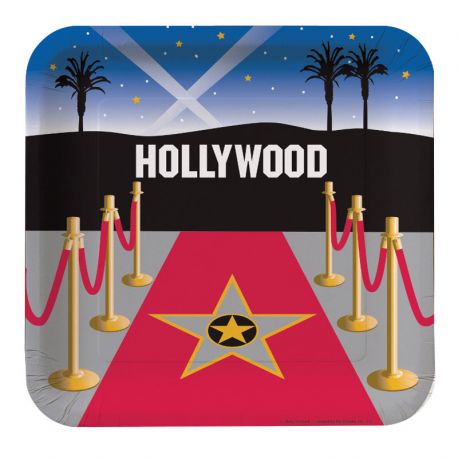8 Platos Hollywood 23 cm
