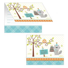 8 Convites Amigos do Bosque Menino