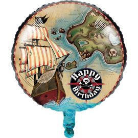 Balão Pirate's Map 45 cm