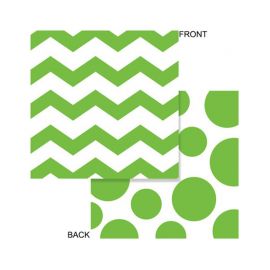 16 Guardanapos Bolinhas y Chevron 33 cm