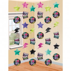 6 Colgantes I Love 80's