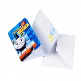 6 Convites Thomas y sus Amigos