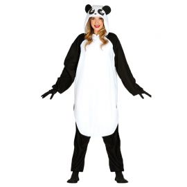 Fato de Pijama de Panda para Adulto com Capuz