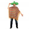 Disfraz de Mexicano con poncho colorido