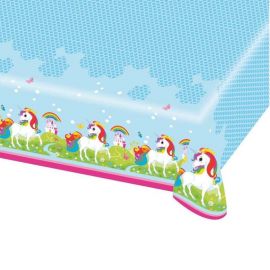 Toalha de Mesa Unicórnio Arcoíris