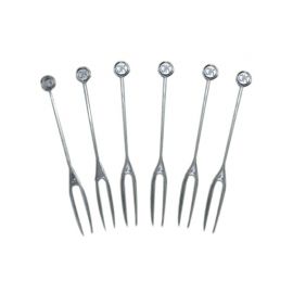 30 Palitos de plástico para aperitivos