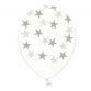 6 Globos Estrella Transparentes