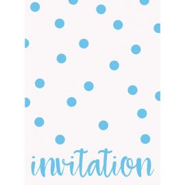 8 Invitaciones con Lunares