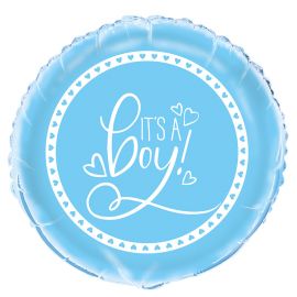 Balão It's a Boy Foil 46 cm Balão It's a Boy Foil 46 cm