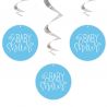 3 Decorativos Pendentes Baby Shower Menino