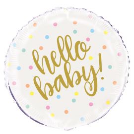 Balão Hello Baby Foil 46 cm