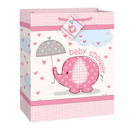 Bolsa Baby Shower Elefante Menina