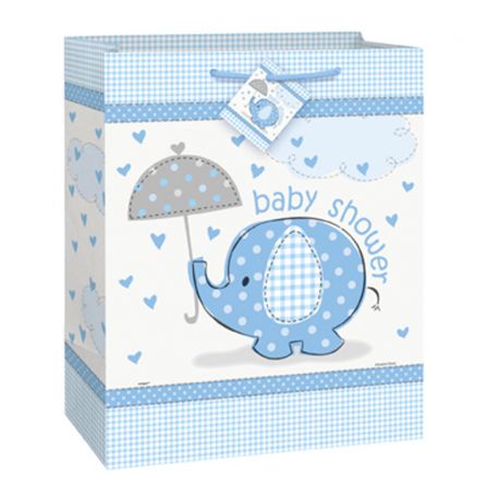 Bolsa Baby Shower Elefante Menino