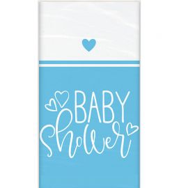 Toalha de Mesa Baby Shower Menino 1,37 x 2,13 m