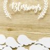 Libro de Firmas de Madera Blessing