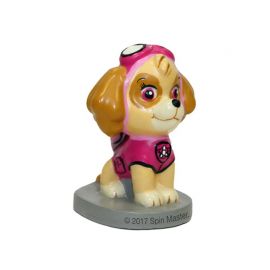 6 Velas 3D Skye Patrulha Canina 7 cm