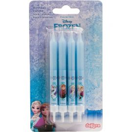 Velas forma Palito Frozen 9 cm