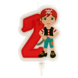 Velas Piratas Nº2 De 7 Cm 2D