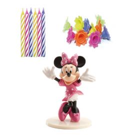 Pack Velas Minnie Mouse Para Bolo