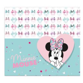 Toalha De Mesa Minnie Diamantes 12 Cm X 180 Cm