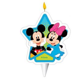 Velas Mickey Mouse & Minnie Mouse 2D