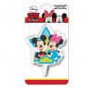 12 Velas Mickey Mouse & Minnie Mouse 2D