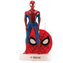 Velas Aniversário Spiderman 9 cm 3D