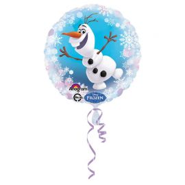 Balão Frozen Olaf Papel Redondo
