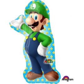 Balão em Forma Luigi Super Mario 50 cm x 96 cm