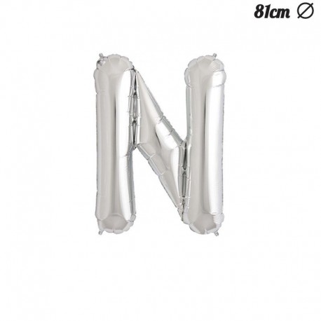 Globo Letra N Foil 81 cm
