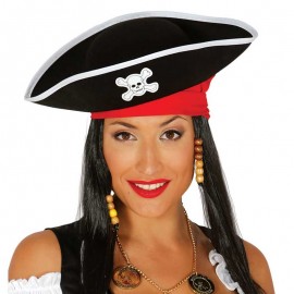 Chapéu de pirata preto