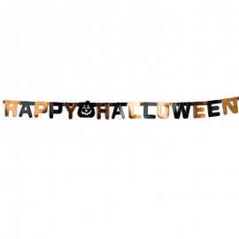 Banner de Guirnalda feliz Halloween