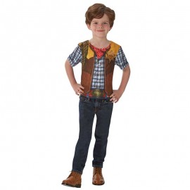 Camiseta de Disfraz de Cowboy Infantil