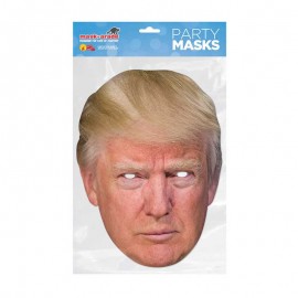 Máscara de papelão Donald Trump