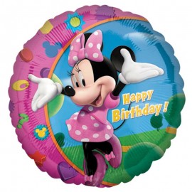 Balão Minnie Happy Birthday Foil