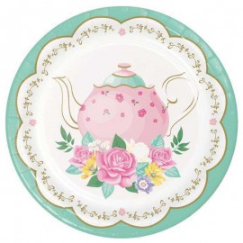 8 pratos Fiesta de Tea 18 cm